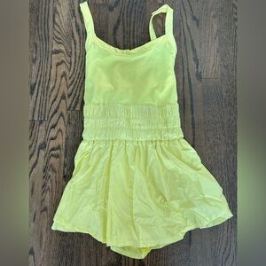 Free People Movement Yellow The Way Home Skortsie